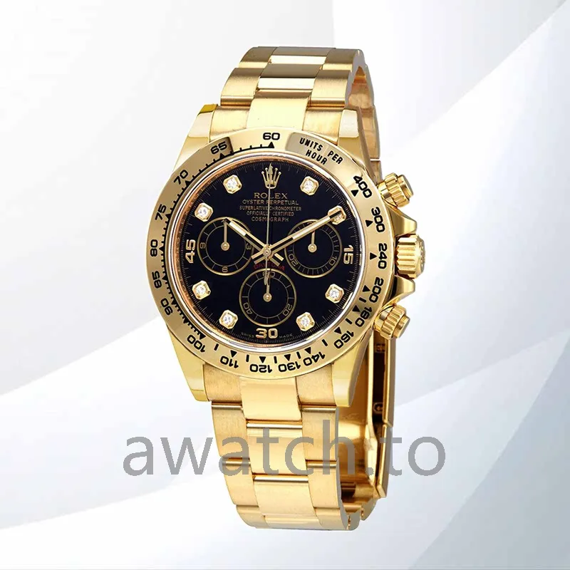 rolex daytona men's 116508bkdo 40mm automatic