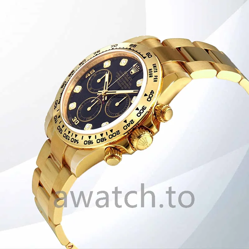 rolex daytona men's 116508bkdo 40mm automatic