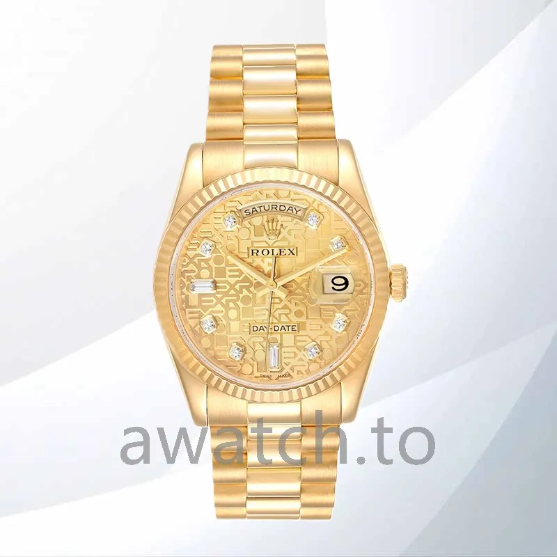 rolex day date 118238cjdp men's 36mm automatic