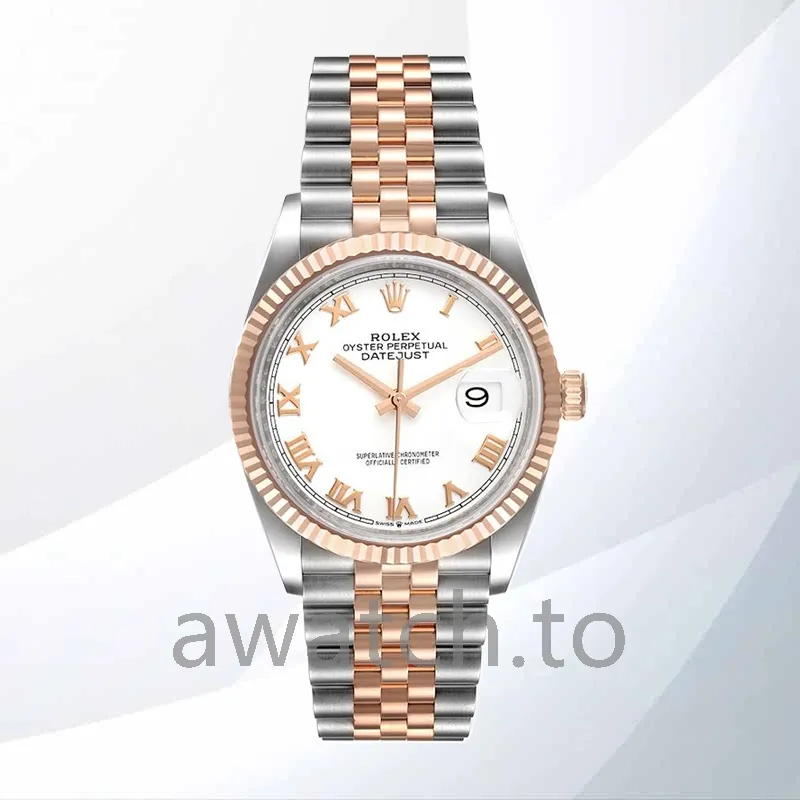 rolex datejust men's 36mm m126231 0015 white dial