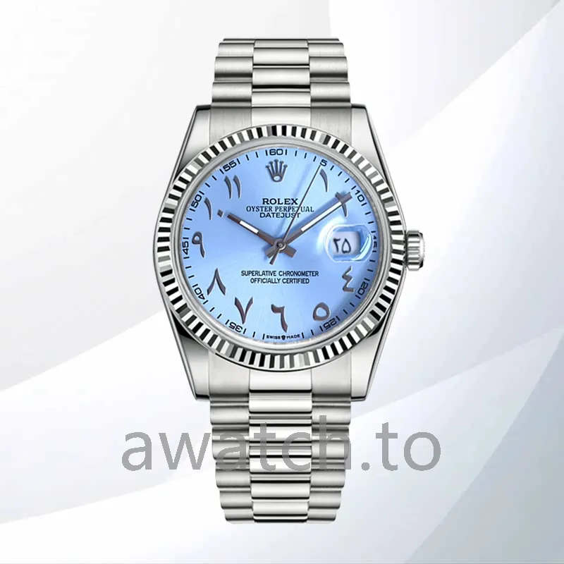 rolex datejust men's 41mm 126334 automatic silver tone