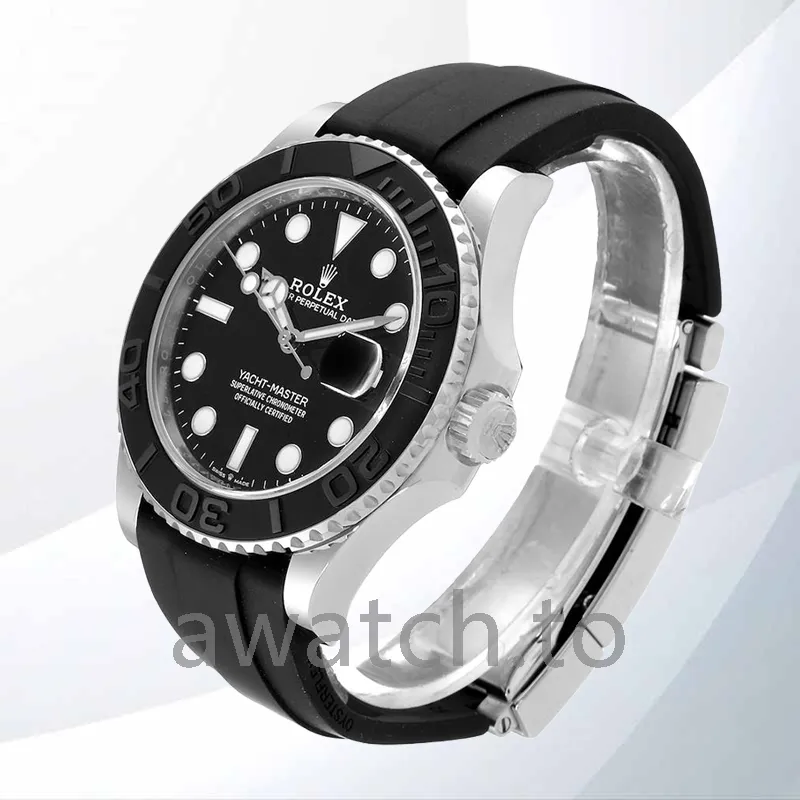 rolex yacht master men's m226659 0002 42mm automatic rubber band