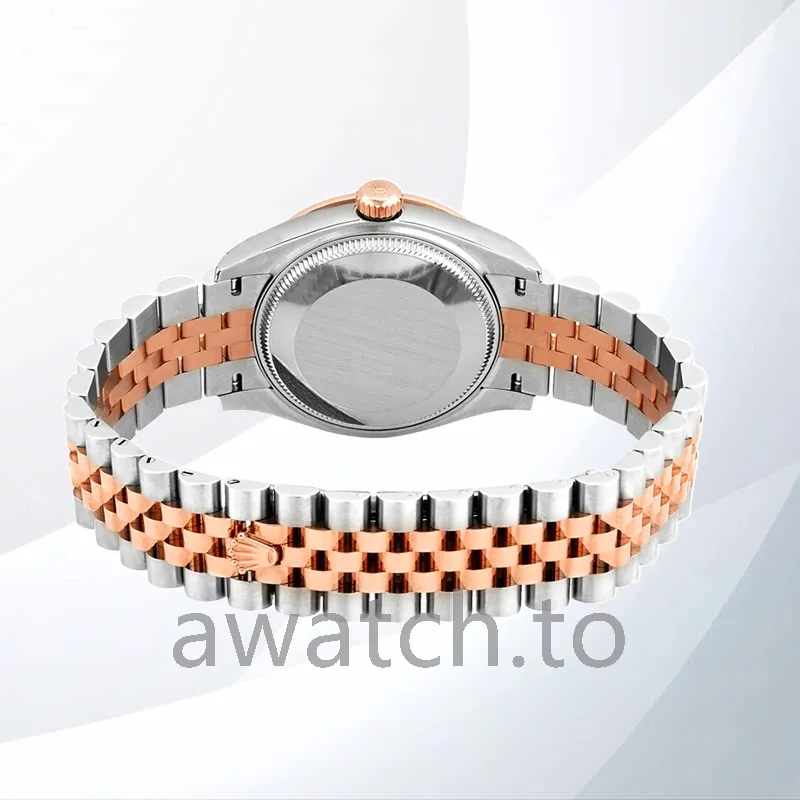 rolex datejust 31mm ladies m278381rbr 0026 silver tone mother of pearl dial