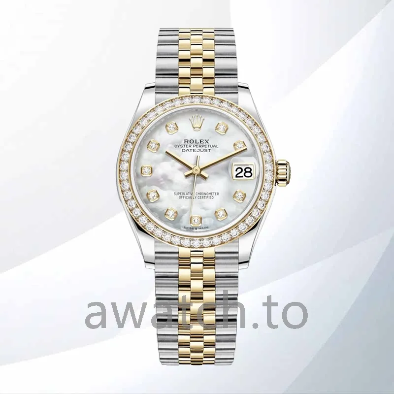 rolex datejust ladies m278383rbr 0028 31mm mother of pearl dial