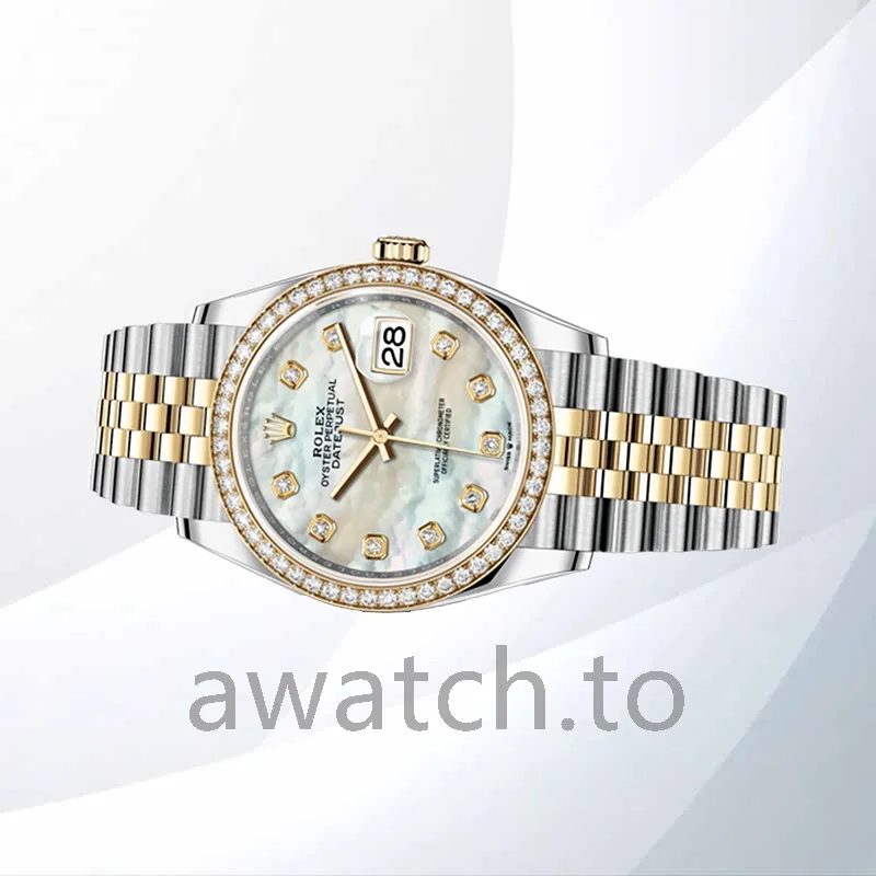 rolex datejust ladies m278383rbr 0028 31mm mother of pearl dial