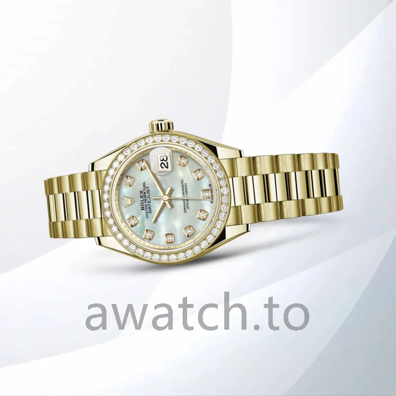 rolex datejust m279138rbr 0015 ladies 28mm automatic president bracelet/jubilee bracelet