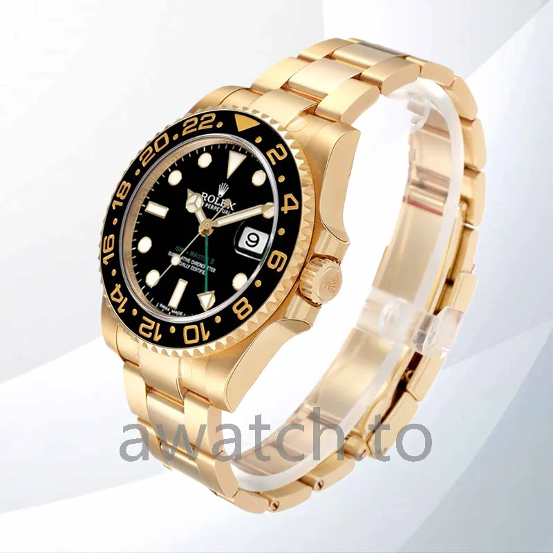 rolex gmt master 40mm men's 116718 ln 78208 automatic black dial
