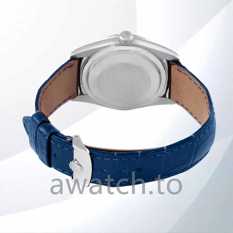 rolex day date 36mm m118139 0097 men's automatic silver tone