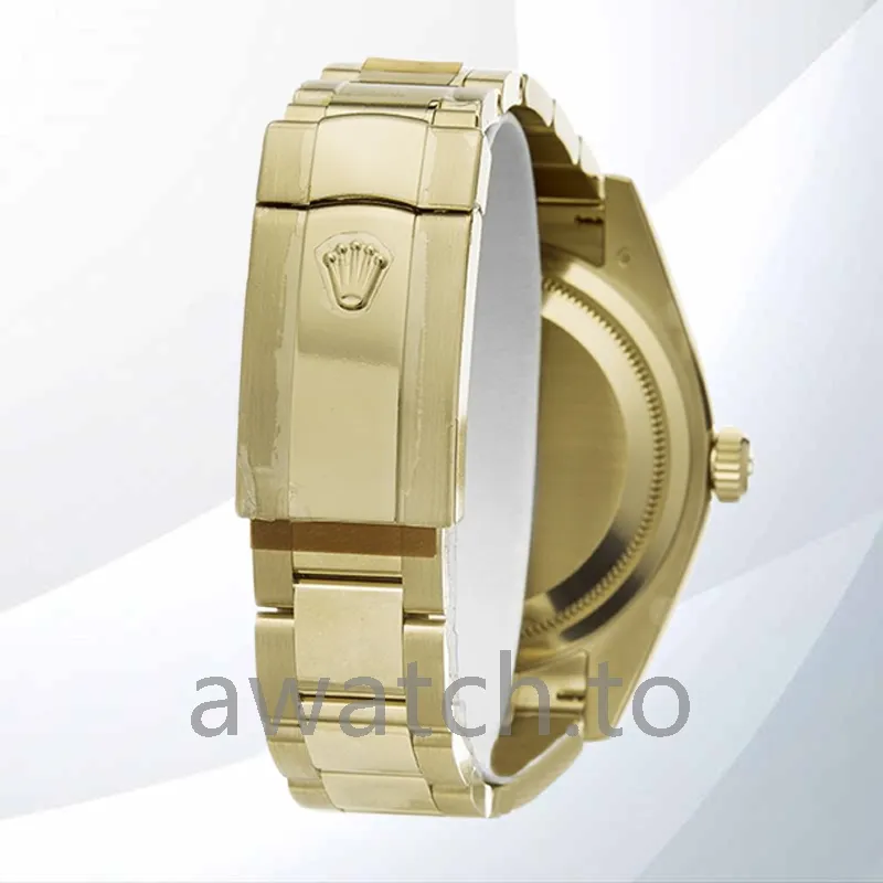 rolex day date men's 36mm m118208 0343 gold tone president bracelet/oyster bracelet