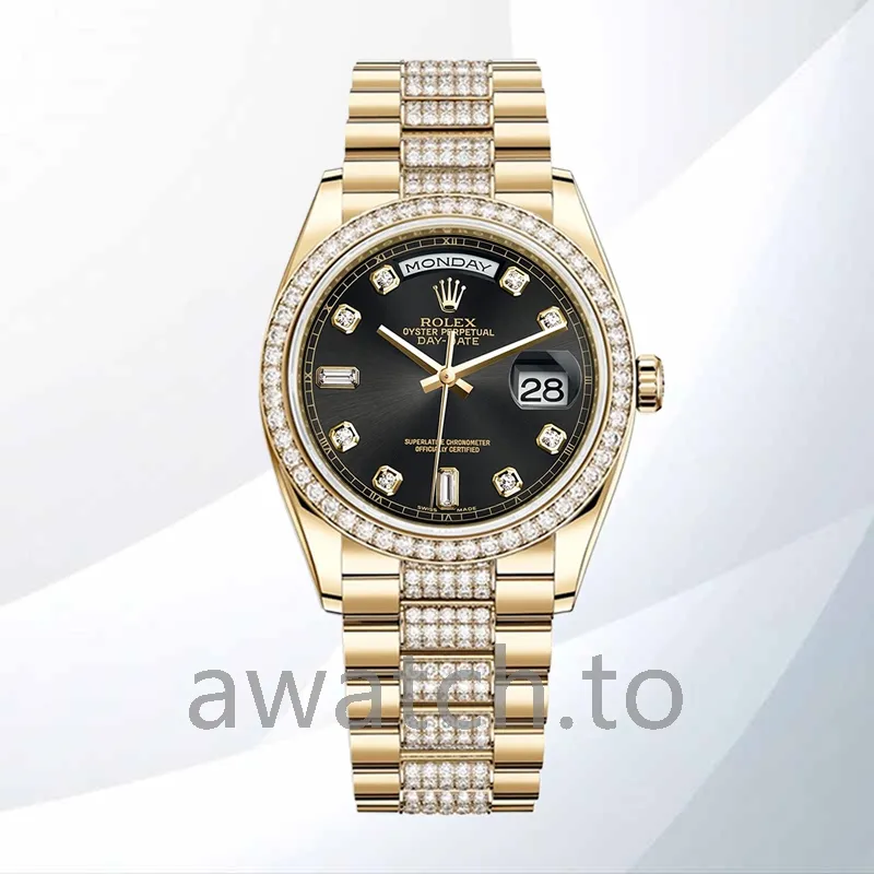 rolex day date m118348 0014 men's 36mm automatic