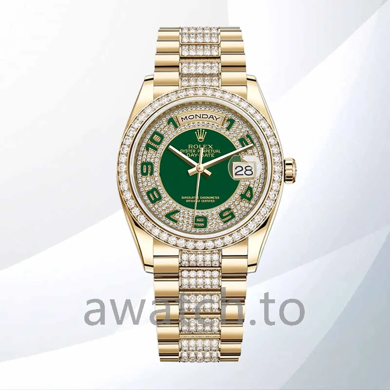 rolex day date 36mm men's m118348 0056 automatic