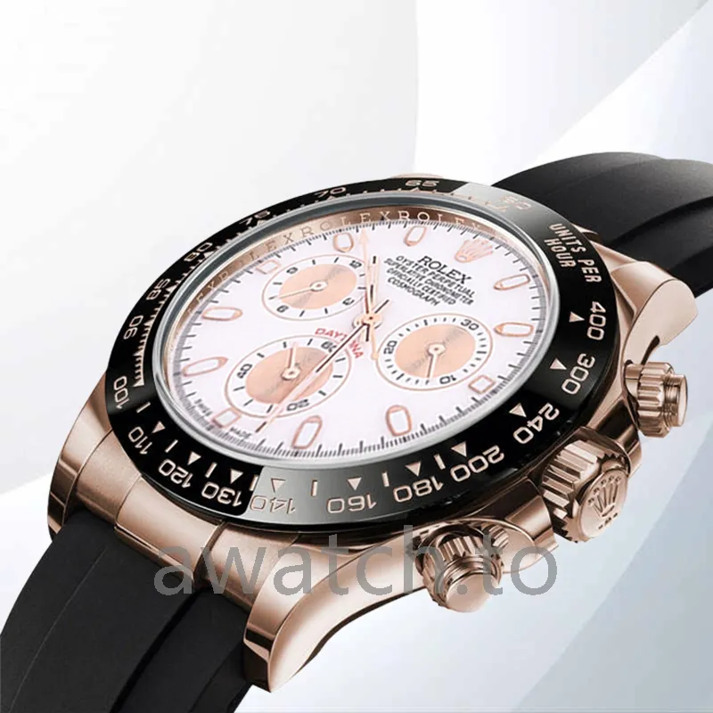 rolex daytona men's 116515 40mm white dial