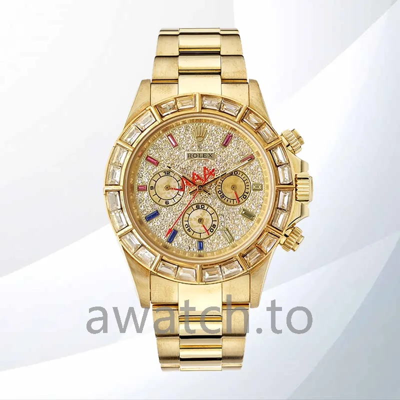 rolex daytona men's 116568 40mm gold tone automatic