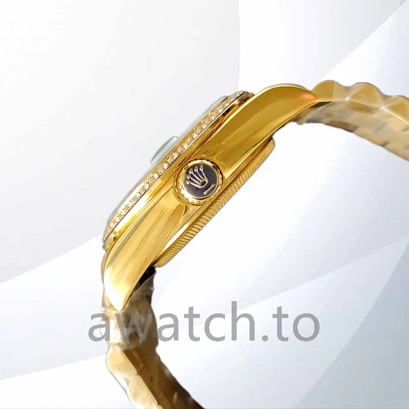 rolex day date men's 36mm 118348 champagne dial automatic
