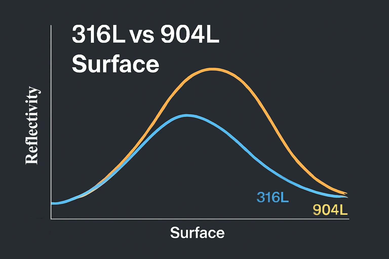 316L vs 904L Surface Reflectivity